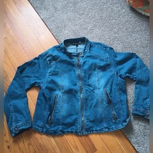 Zip Up Jean Jacket